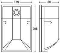 Luminaria tipo Aplique de Exterior - SIENA