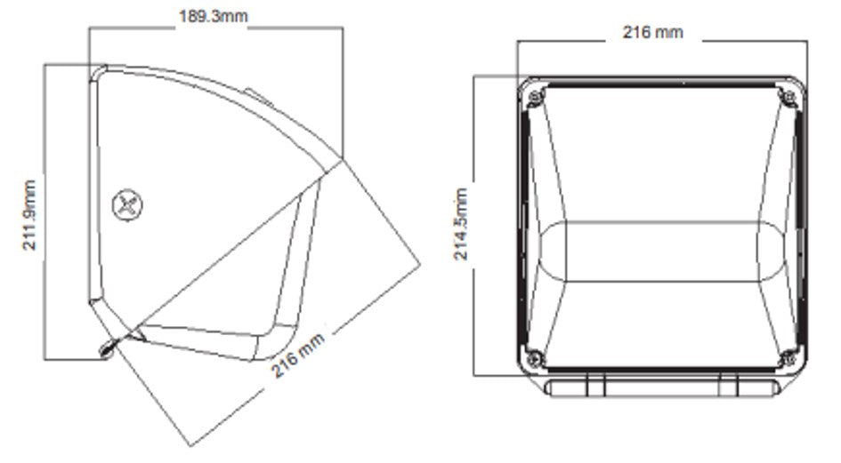 Luminaria tipo Aplique de Exterior - VOLGA
