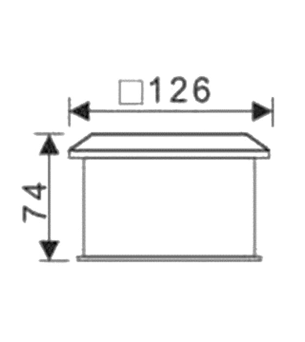 Luminaria tipo Step Light LED - WPL8118