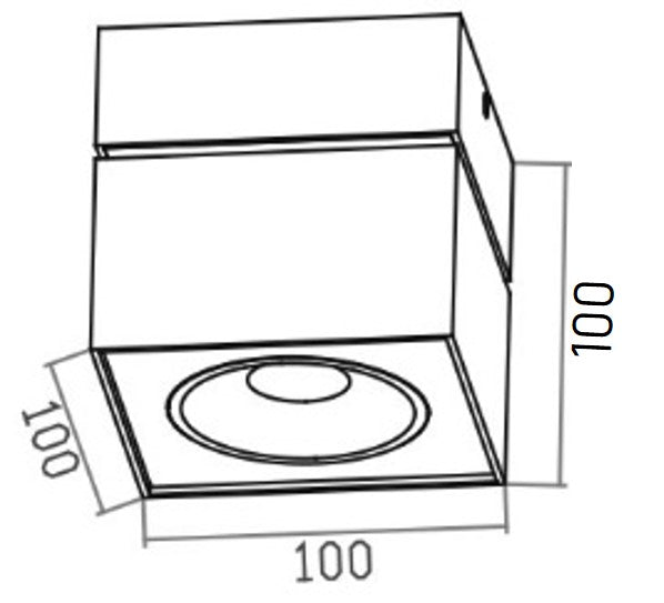 Luminaria tipo aplique Downlight LED - XD2021-B