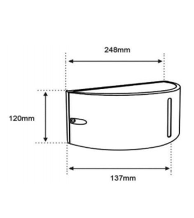 Luminaria tipo Aplique de Exterior - 2253