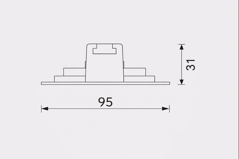 Luminaria tipo ojo de buey GU10 LED - 6001S-WH