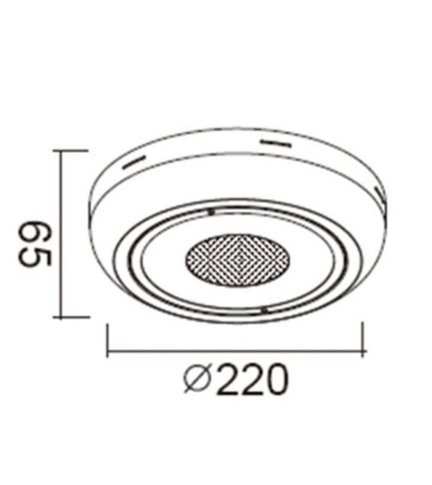 Luminaria Tipo Cilindro - 7104-B