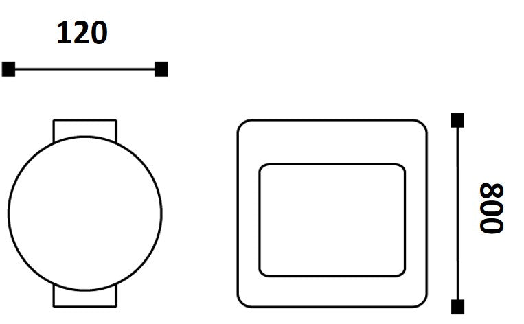 Luminaria tipo sendera de exterior LED - GL16403