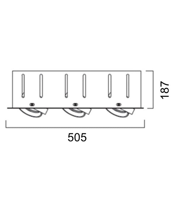 Luminaria tipo Kardan PAR30 LED - KT30E-3