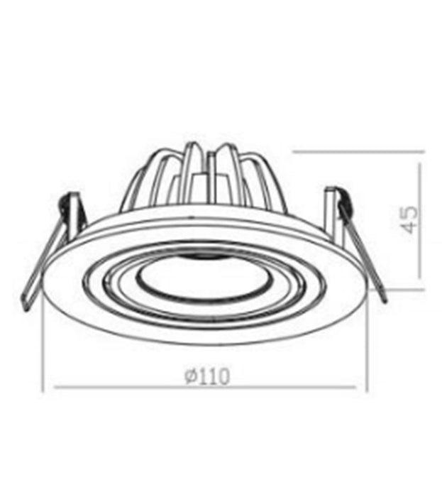 Luminaria tipo Ojo de Buey LED - KT6554
