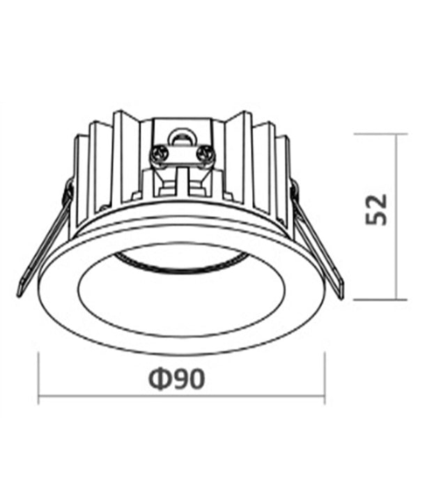 Luminaria tipo ojo de buey LED - KT6595