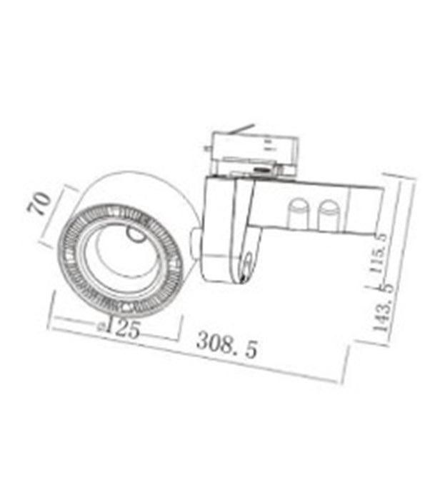 Luminaria tipo spot LED - KTX8554
