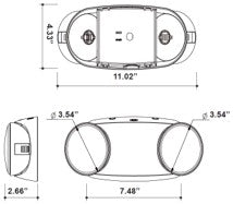 Luminaria de emergencia - LEDR5HO