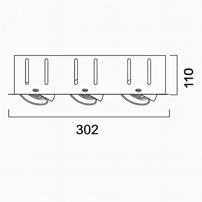 Luminaria tipo Kardan GU10 LED - KT16E3