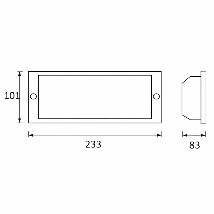 Luminaria tipo Step Light LED - WPL8003