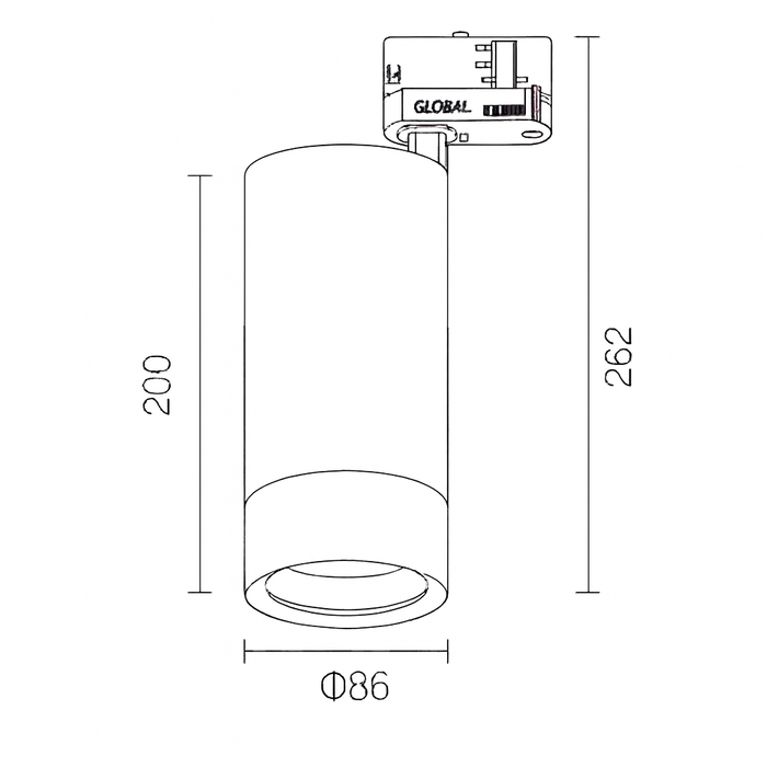 Luminaria tipo spot LED - HKT8597