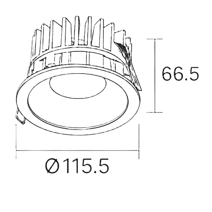 Luminaria tipo Bala LED - KT6664