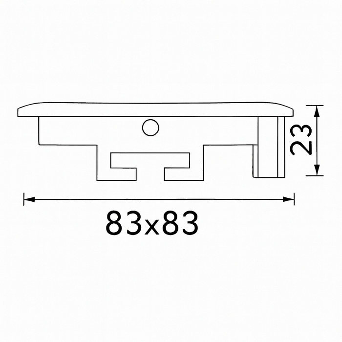Luminaria tipo ojo de buey GU10 LED - 6132-B