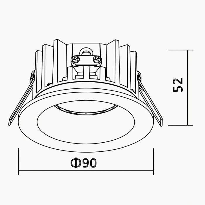 Luminaria tipo ojo de buey LED - KT6595