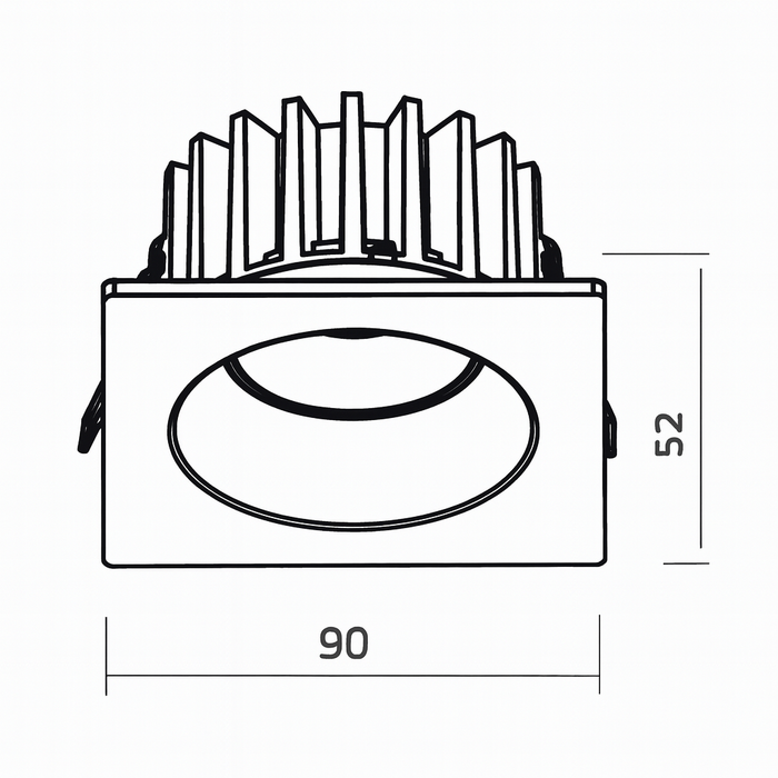 Luminaria tipo ojo de buey LED - KT6596