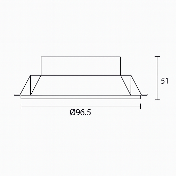 Luminaria tipo panel LED - KT6908
