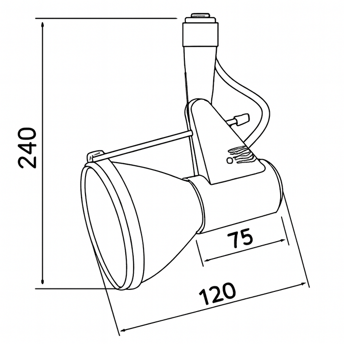 Luminaria tipo spot PAR38 LED - HKT122