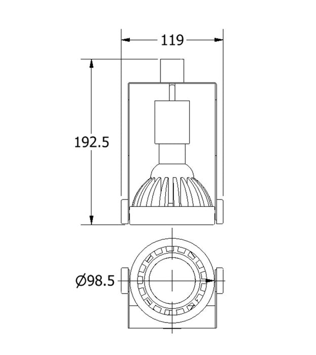 Luminaria tipo spot PAR30 LED - TANTALIO