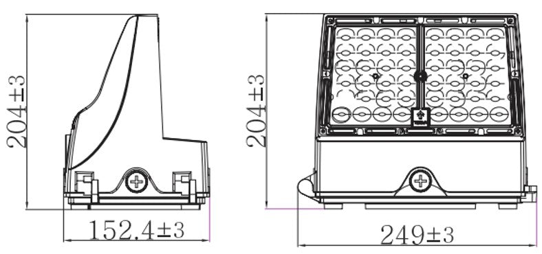 Luminaria tipo Aplique de Exterior - TITAN-CCT