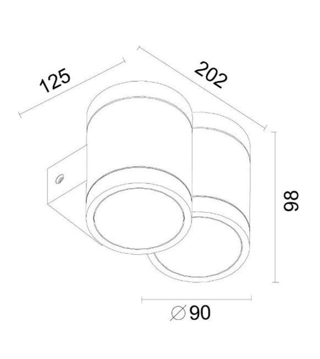 Luminaria tipo Aplique de Interior GU5,3- WL322