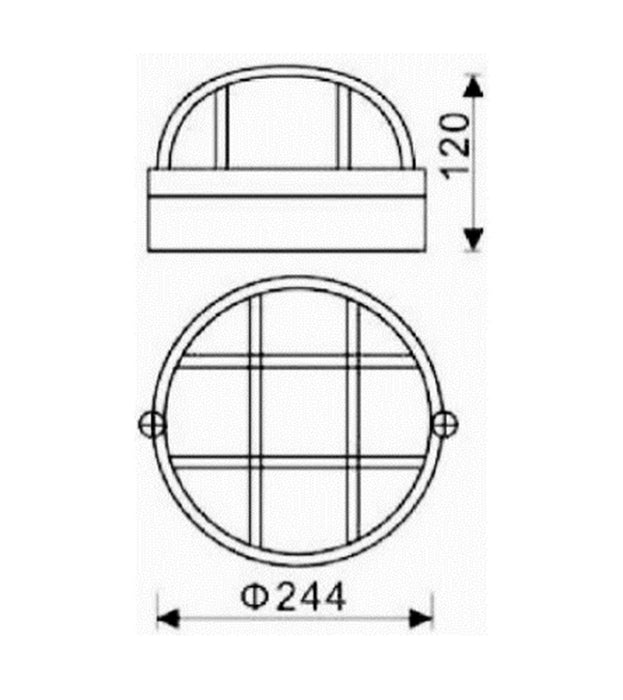 Luminaria tipo Wall Pack LED - WPL1022