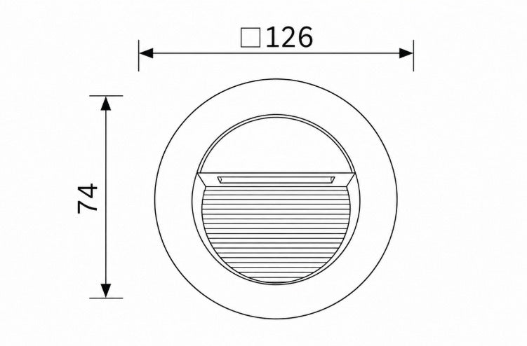 Luminaria tipo Step Light LED - WPL8118