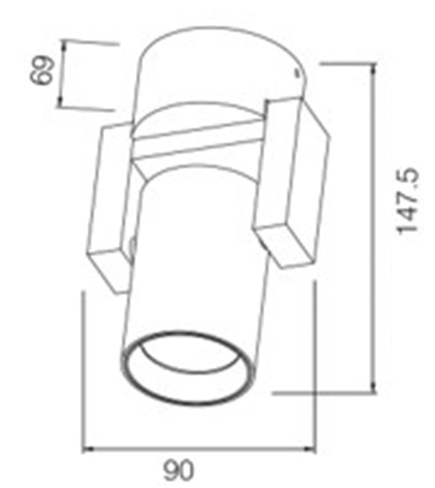 Luminaria tipo aplique - XD2071