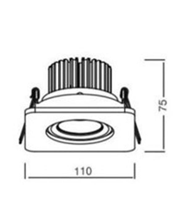 Luminaria tipo ojo de buey LED - KT6560-1